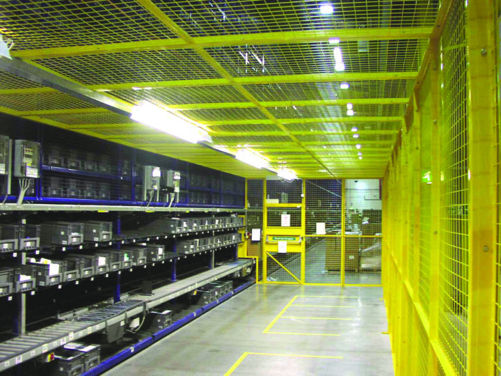 Mesh partitioning and security cages