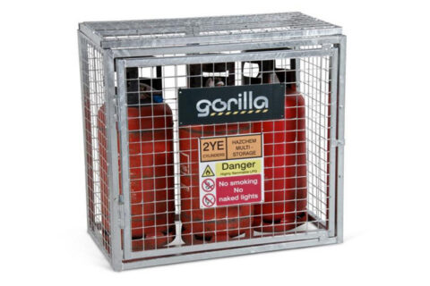 Gas cylinder cages