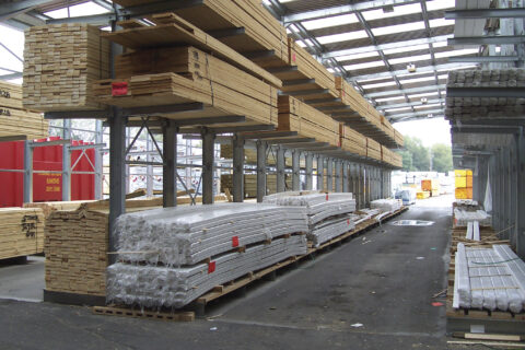 Racking for wood storage
