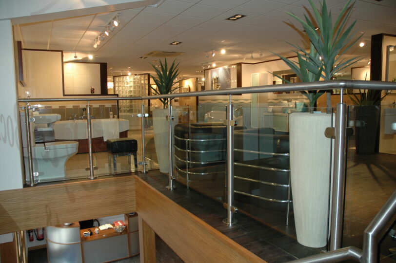 Mezzanine floor design for small office