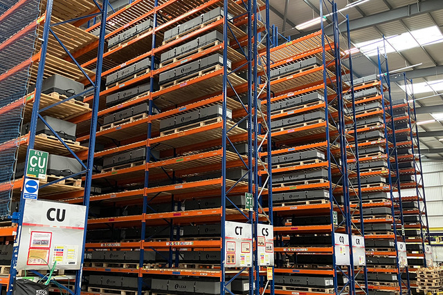 DHL Stirling Park large racking project