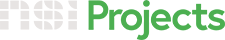 NSI Projects logo white