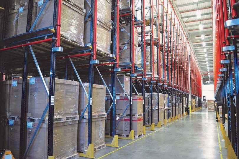 Industrial pallet racking systems