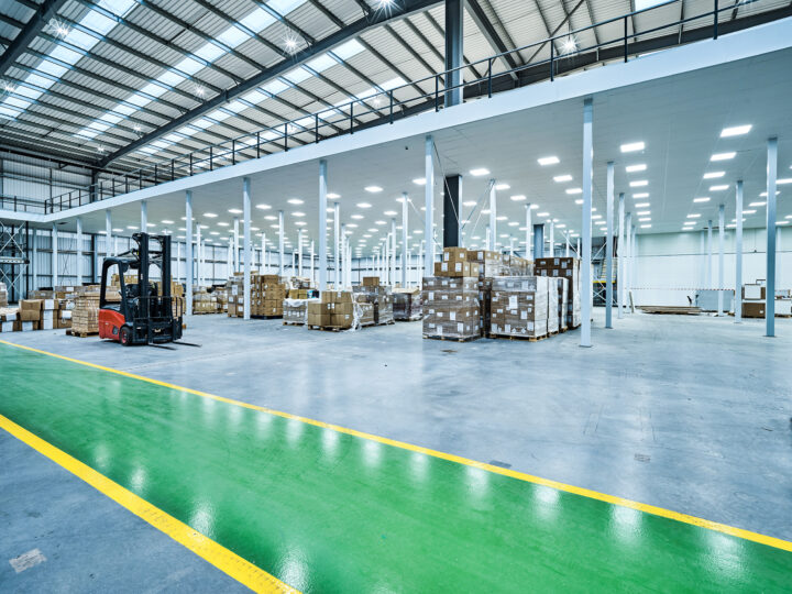 Huboo warehouse mezzanine floor and storage