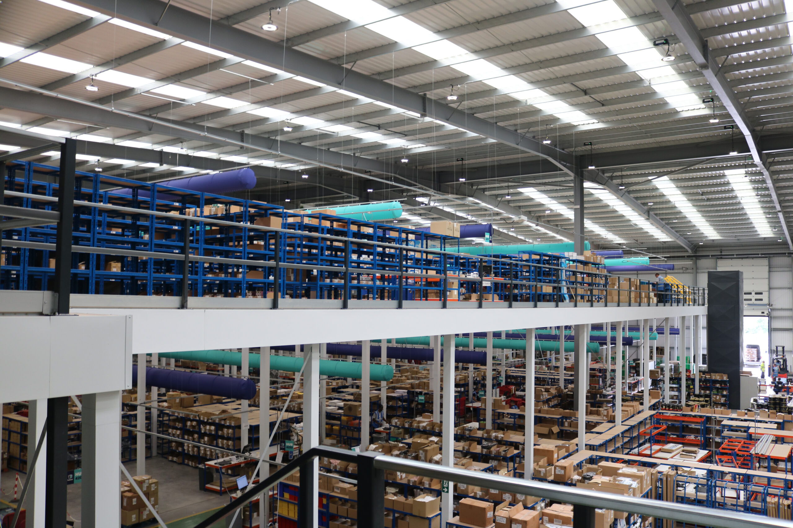 Huboo's NSI installed mezzanine floor