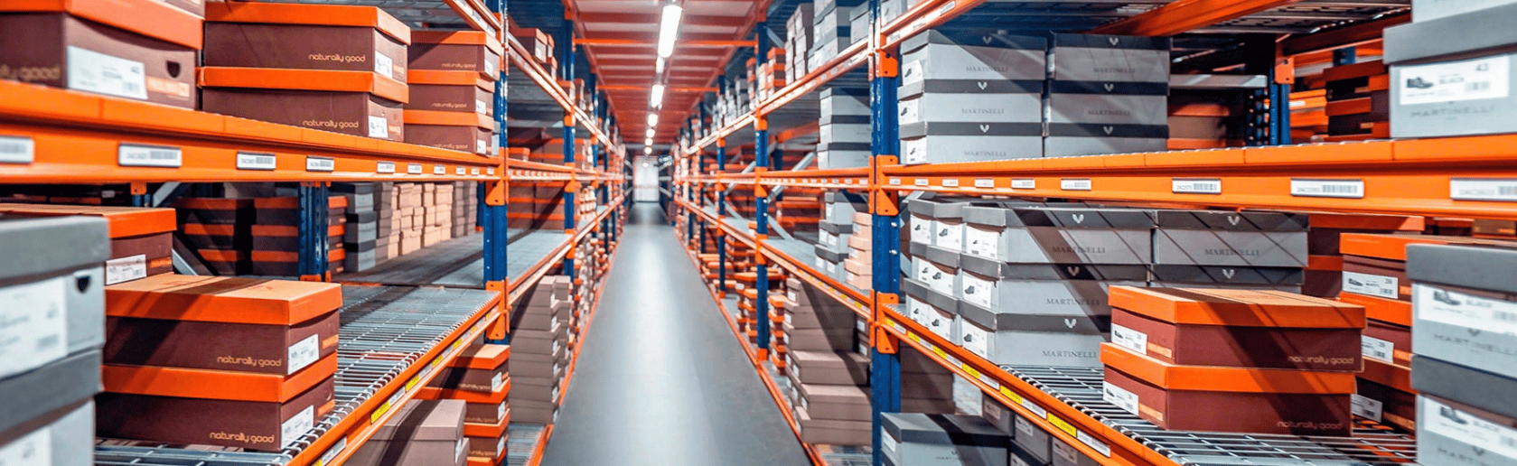 Long span shelving units
