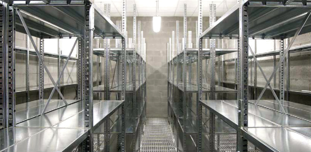 Budget steel shelving