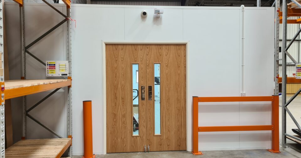 Euro Options server room fire safety door