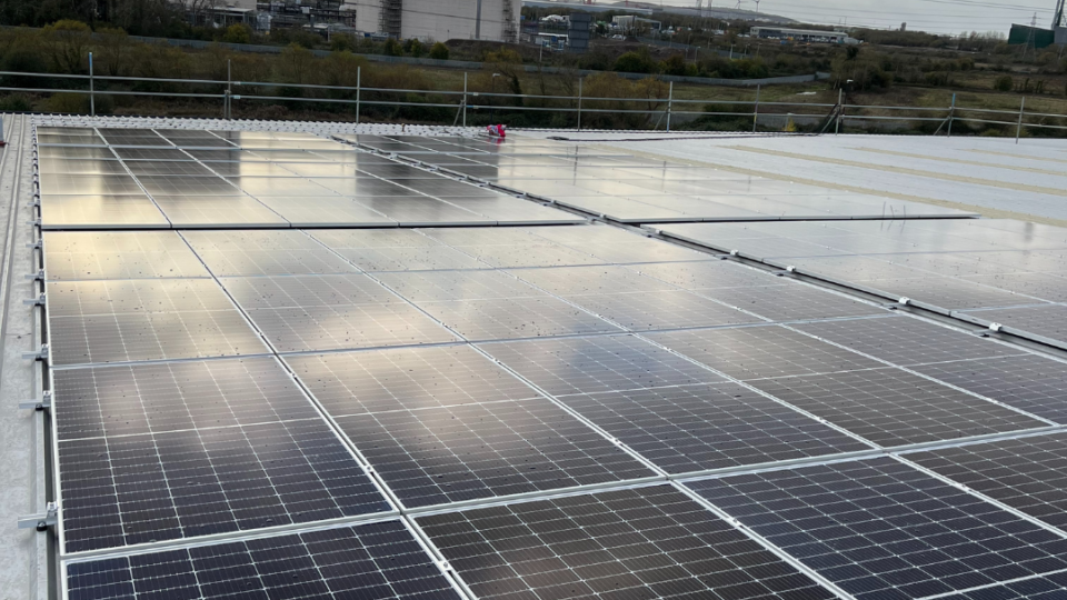 NSI Projects installing large solar panel network